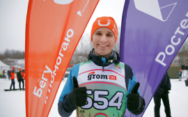 Команда «Бегу и помогаю» приняла участие в лыжной гонке Grom Ski